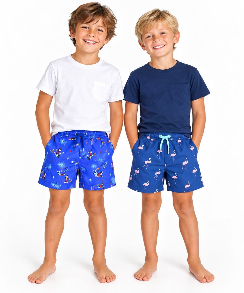 Old Navy Disney & Bermies Boys Swim Trunks Lot Size 6/6-7